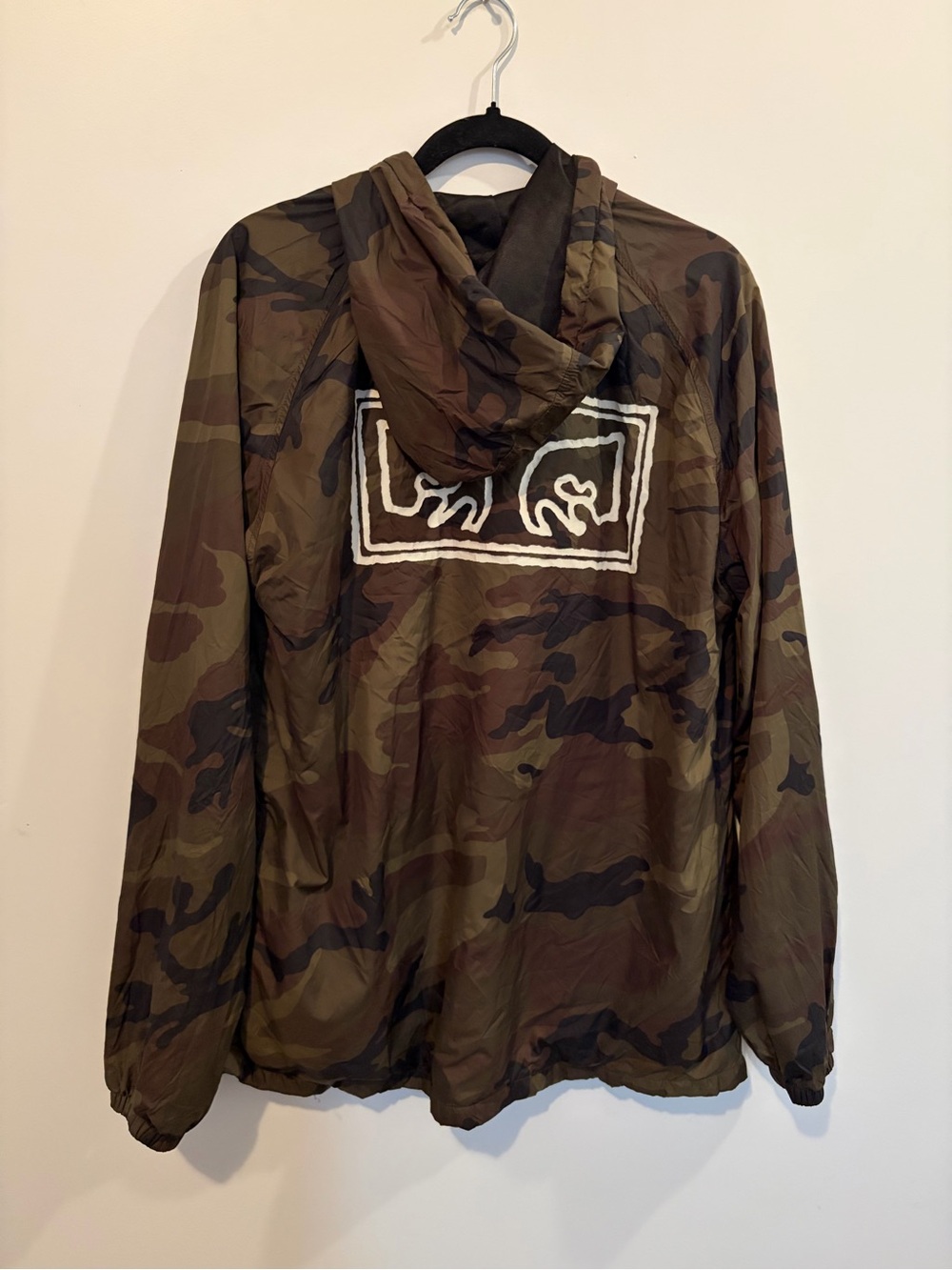 OBEY Camo Windbreaker - Large